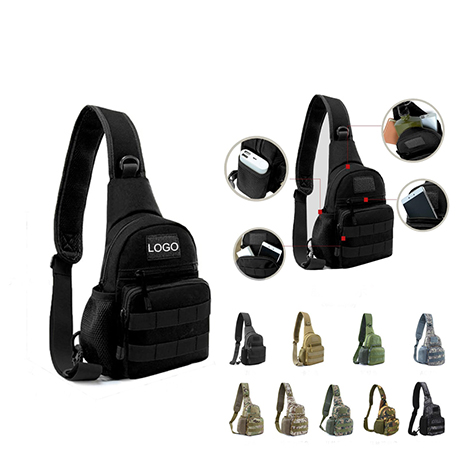 Military-Style Camo Sling Pack for Men